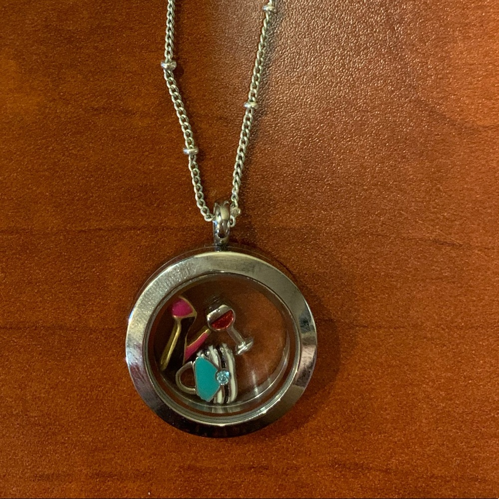 Origami Owl Silver Necklace